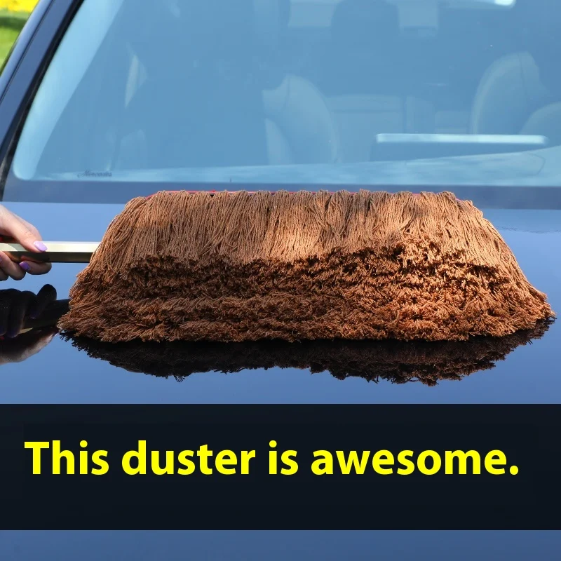 Superfine Fiber Car Duster Suit Retractable Microfiber Car Dust Mop Home Cleaning Dust Removal Brushes Towels Kits car cleaning accessories car cleaning tool car duster