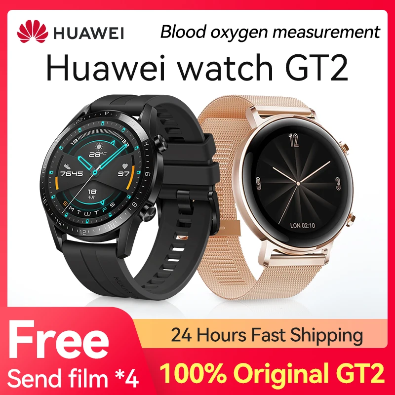  HUAWEI Watch GT 3 (46mm) GPS + Bluetooth Smartwatch (Black) -  International Version : Electronics