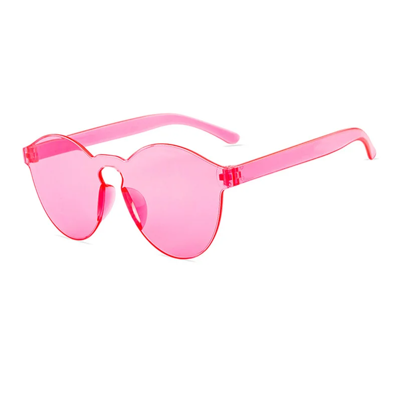 Thin Sunglasses Women Candy Colors Sun Glasses Men Frameless One-Piece Eyeglasses for Party Cosplay Eyewear_voghion.com