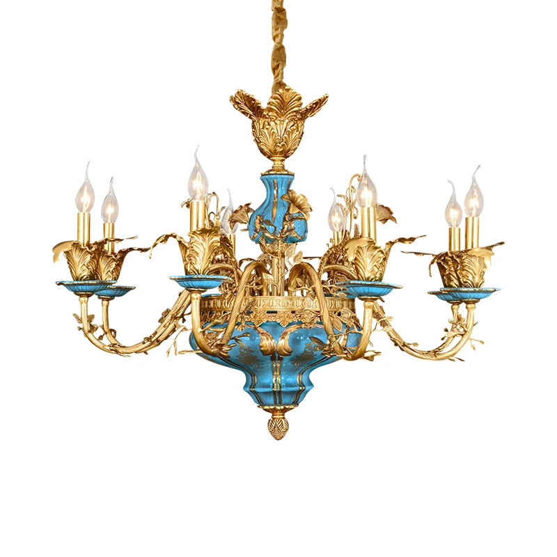 Luxury Antique Chandelier Home Italy Elegant Rococo Pendant Light - Image 5