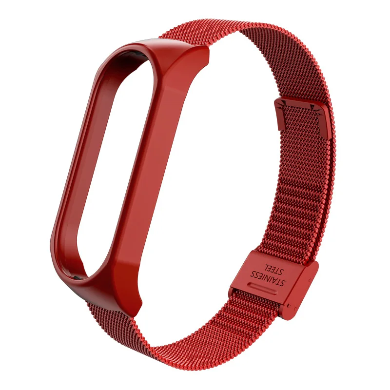 Metal Strap For Xiaomi Mi Band 6 5 Screwless Stainless Steel Wrist Bracelet MIband for Mi Band 4 3 5 Strap Wristbands Pulseira