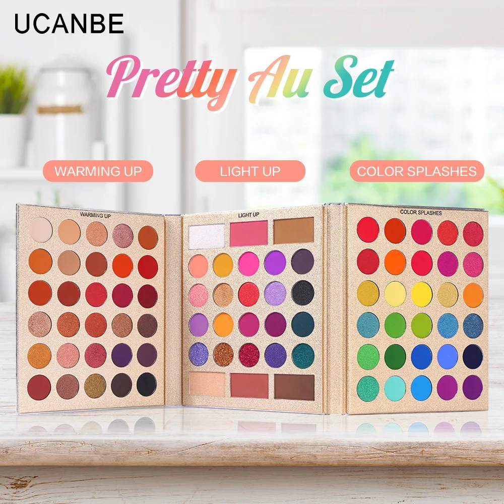 UCANBE Eyeshadow Palette 48-color Pearlscent Earth Color Lasting