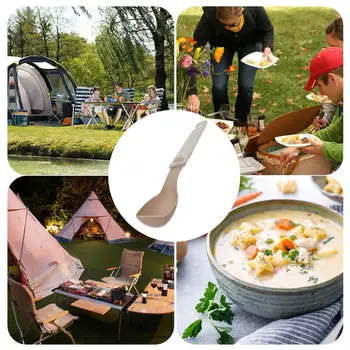 Foldable Camping Spatula Portable Nylon Spoon Shovel Outdoor Travel BBQ Cooking Accessories Small Pancake Food Serve Turner For 4