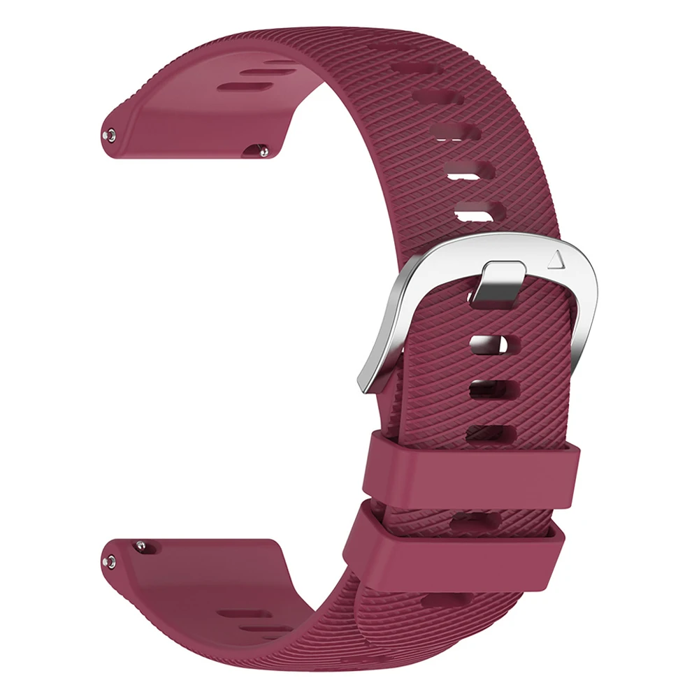 Enhanced Soft Rubber Sports Strap | Premium Replacement Bracelet, 20mm/22mm
