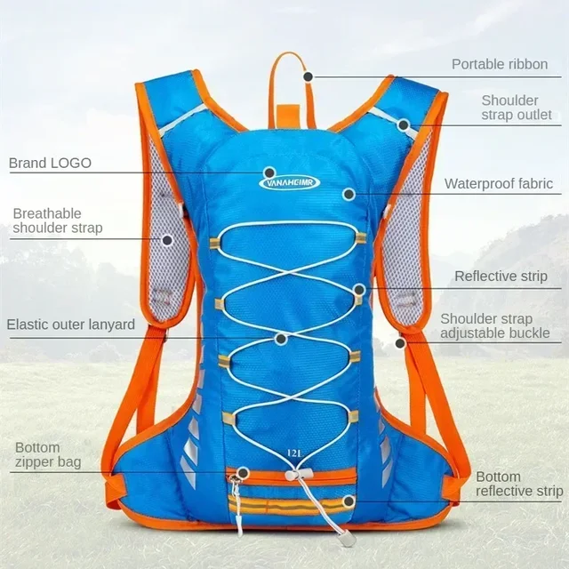 Outdoor Cycling Backpack Portable Waterproof Bicycle Bags Outdoor Sports Climbing Hiking Pouch MTB Road Bike Hydration Backpack 4