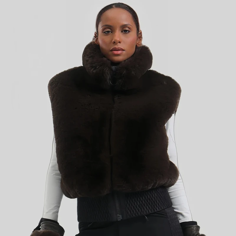 Windproof Plush Skiing Jacket Thick Warm Female Ski Waistcoat Winter New Snowboard Tops Snowfield Sport Vests Women Snow Clothes