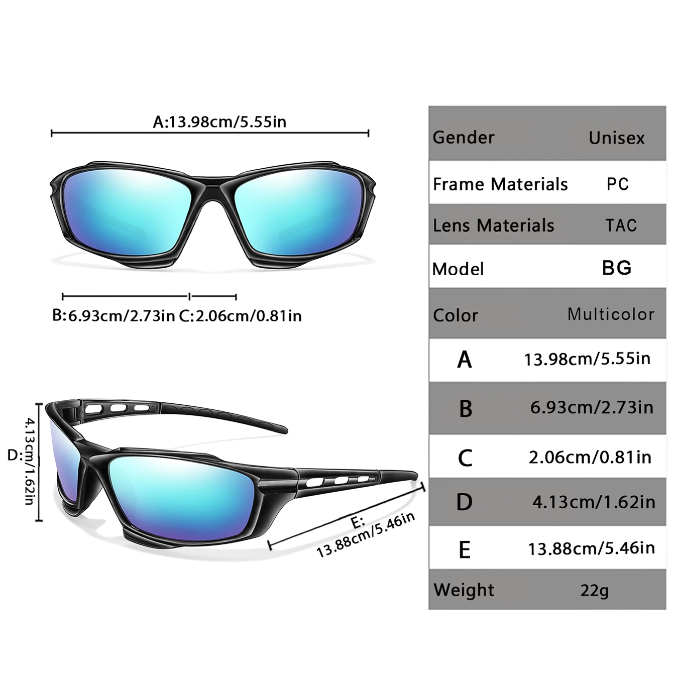 Brand Polarized Sunglasses Classic Windproof Cycling