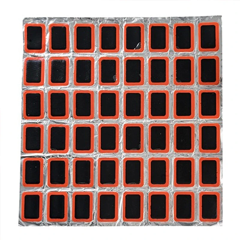 48 Stück Reifenreparaturflicken aus Gummi für Fahrradreifen, 25mm Schlauchreparatur-Pads, Fahrradschlauch-Reparaturflicken ohne Klebstoff, Reparaturzubehör – Detail 9