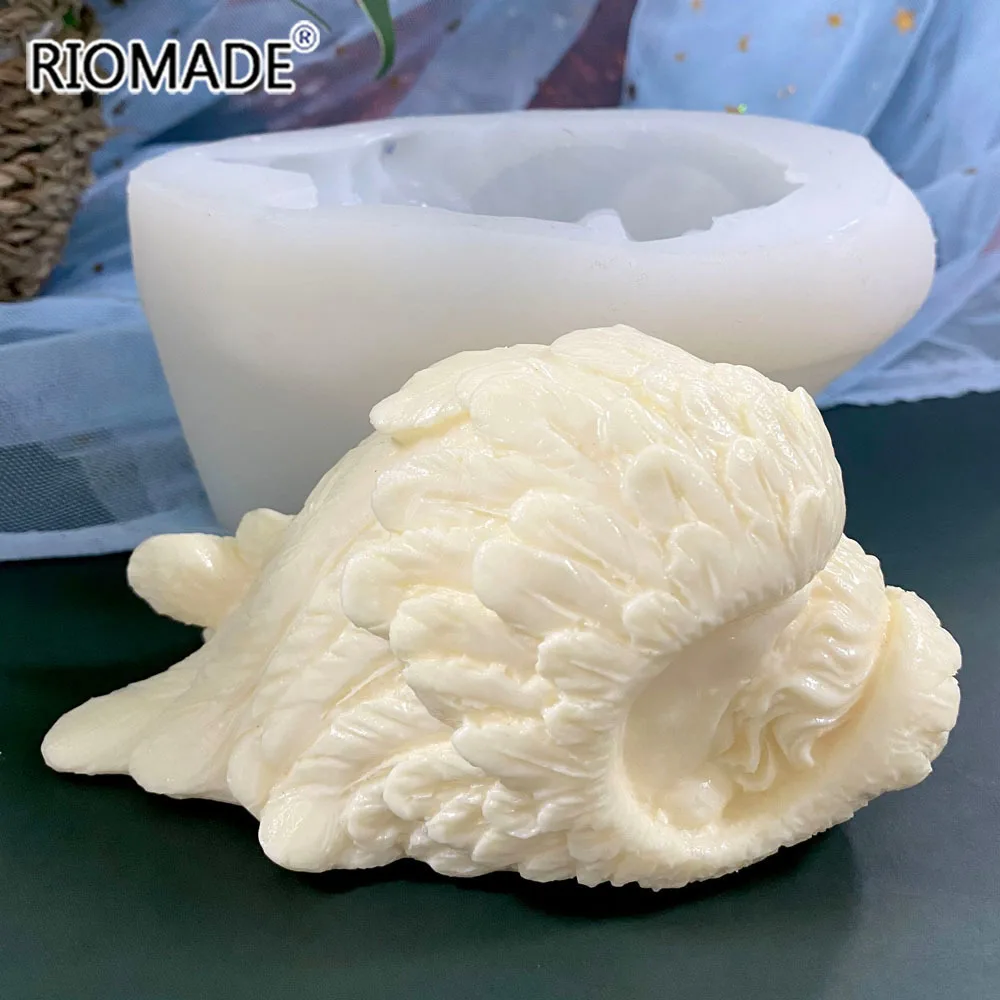 3D Sleeping Angel Silicone Mold Fondant Chocolate Dessert Mousse Baking Cake Tools Gypsum Epoxy Resin Aromatherapy Candle Mould