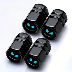 Premium Aluminum Tire Valve Stem Caps - Universal Set for All Vehicles (4PCS)