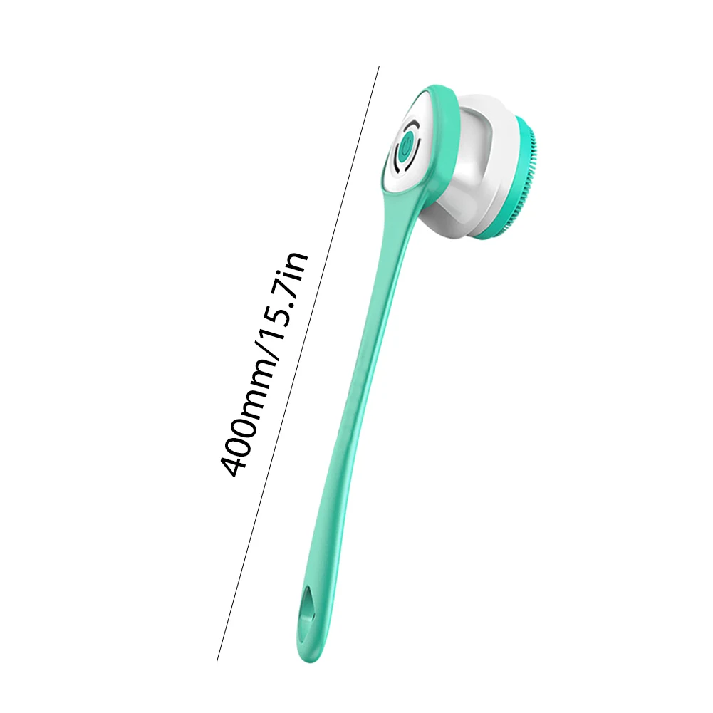 Electric Back Scrubber Waterproof Spinning Spa Brush Multifunctional Rechargeable with 5 Brush Heads Bathroom Bath Showers Tool