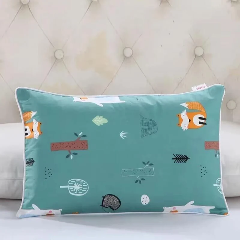 Four Season Universal Child Pillow Cartoon Style Cotton Baby Comfortable Pillowcase Kindergarten Student High Quality Pillowcase 3