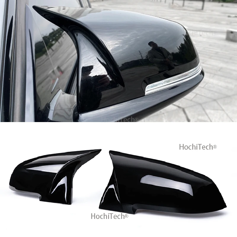 2 조각 백미러 커버 캡 카본 블랙 BMW 시리즈 1 2 3 4 X M 220i 328i 420i F20 F21 F22 F23 F30 F32 F33 F36 X1