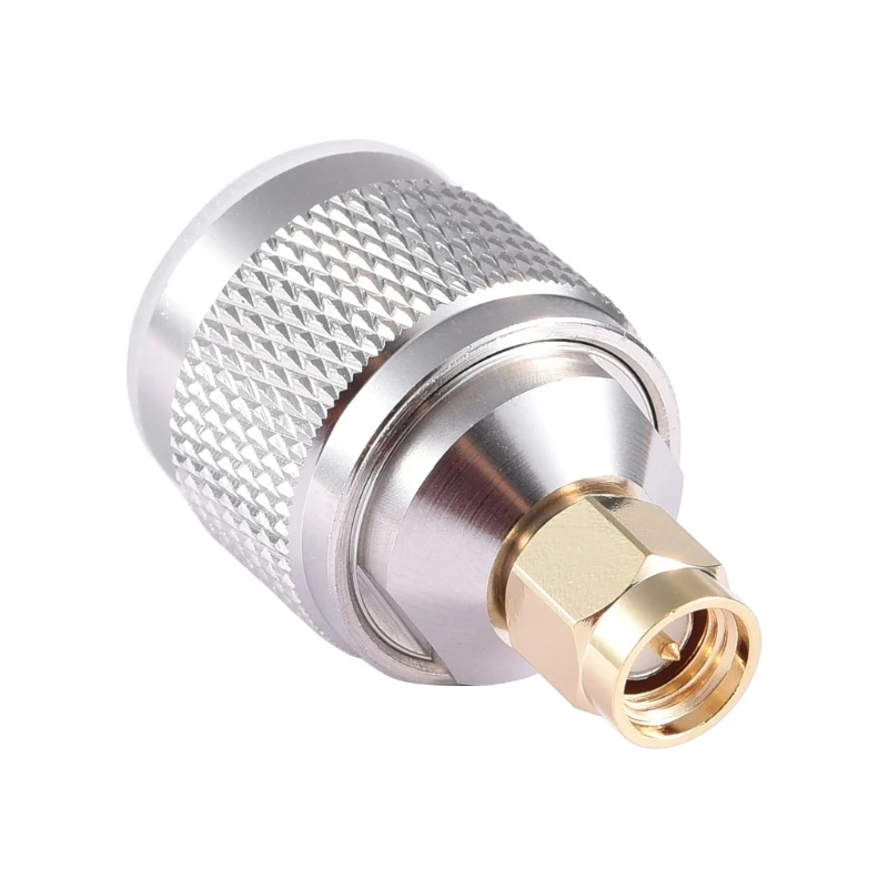 Male Plug To SMA Male Plug SMAJJ RF Adapter Connector RF Coaxial Antenna Dropship gsm cdma 3g 800 2500mhz 5dbi antenna indoor ceiling internal antenna with n male adapter connector