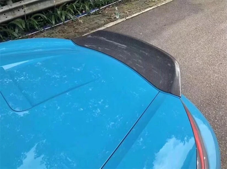 High-Quality Real Carbon Fiber Spoiler For Porsche 718 Cayman Boxster (2016-2022) REAR WING TRUNK LIP SPOILERS - - Racext 31