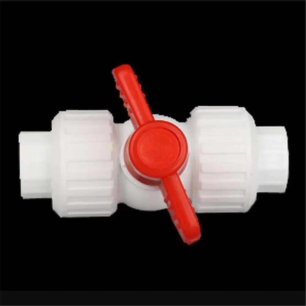 PPR Double Live Ball Valve 4 Points 20 6 Points 25 1 Inch 32 Thickened All Plastic High Density Hot Melt Water Valve