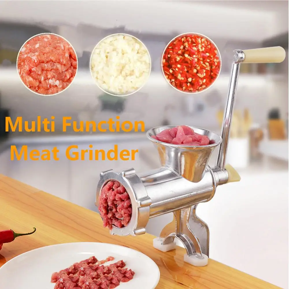 Kitchen Handheld Hand Crank Meat Mincer Sausage Noodles Grinder Metal Multifunction Manual Kitchen Accessories