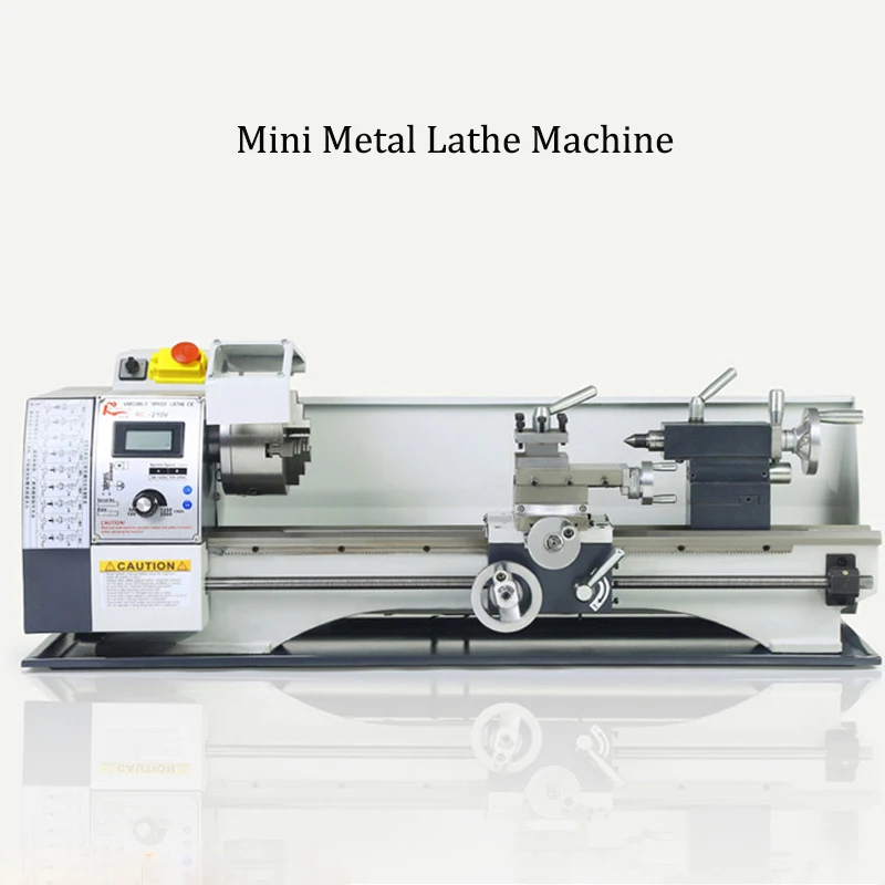 Mini Metal Lathe Machine High Precision Diy Benchtop Metal Lathe Tool