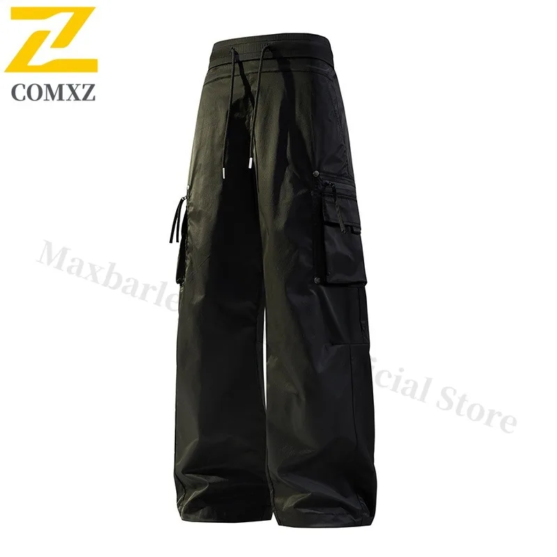 EIAO Men Waterproof Softshell Hiking Pants Couple Outdoor Camping Trekking Lightweight Windproof Quick-Dry Casual Trousers​​2025