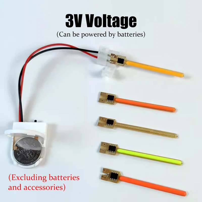 3V Meteor Flowing Water Lamp Bulb Led Filament Bicycle Taillights Navigation Decor Light Diy Lighting Accessorie for Model Toy