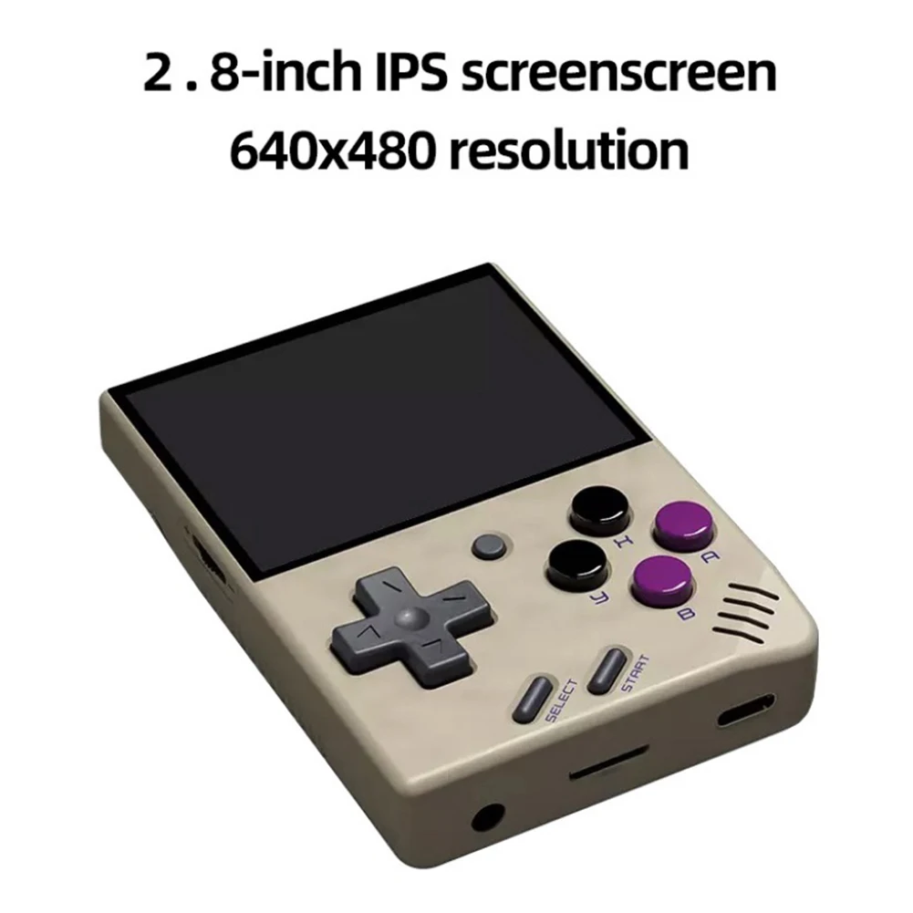 Miyoo Mini Pocket Video Game Consoles Retro Protable Player Built-In 2500+ Games with Tetris 2.8 Inch IPS Screen Gift for Kid