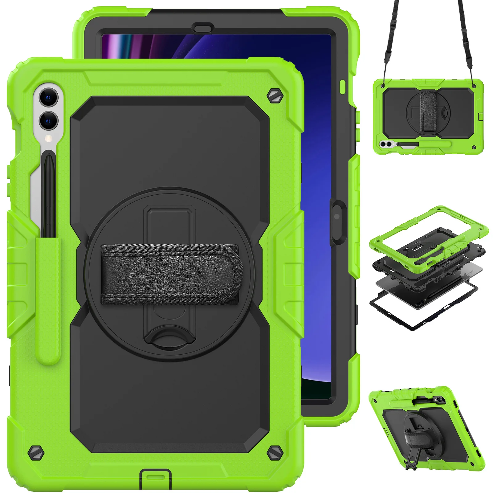 Multi-Use Tablet Case with Screen Protector Cover