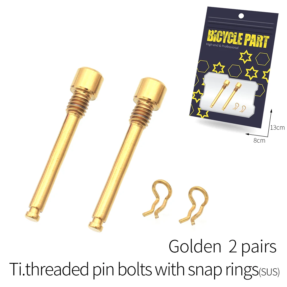 

Новейшие практичные защелки Стопорные аксессуары тормозной суппорт гидравлический штифт 12*7*2 см 2-4N.M титановый сплав