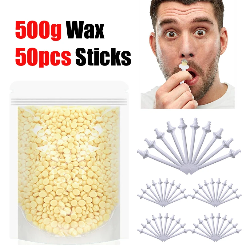 Nase Wachs Sticks Nase Wachs Applikatoren Für Schmerzlose Nase Haar Entfernung Werkzeug Wachs Zubehör Bienenwachs Sicher 100PCS – Detail 14
