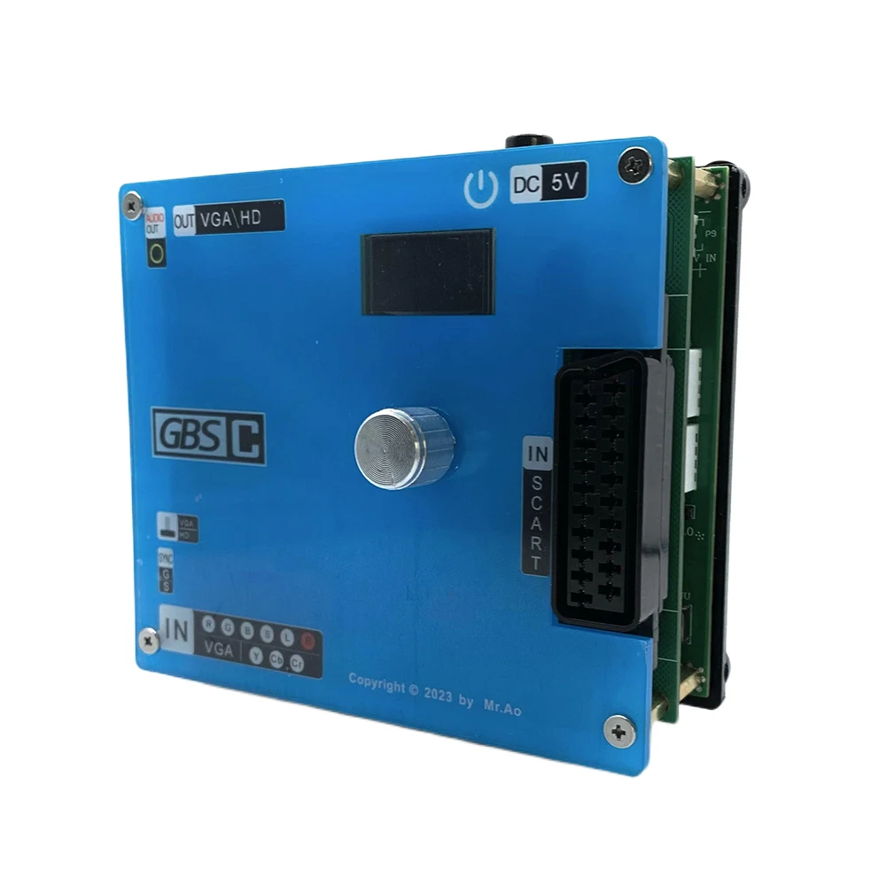GBS    LCD ũ GBSC , ÷̼̽ 2 ֿܼ, 1080P VGA/SCART-VGA ĵ  