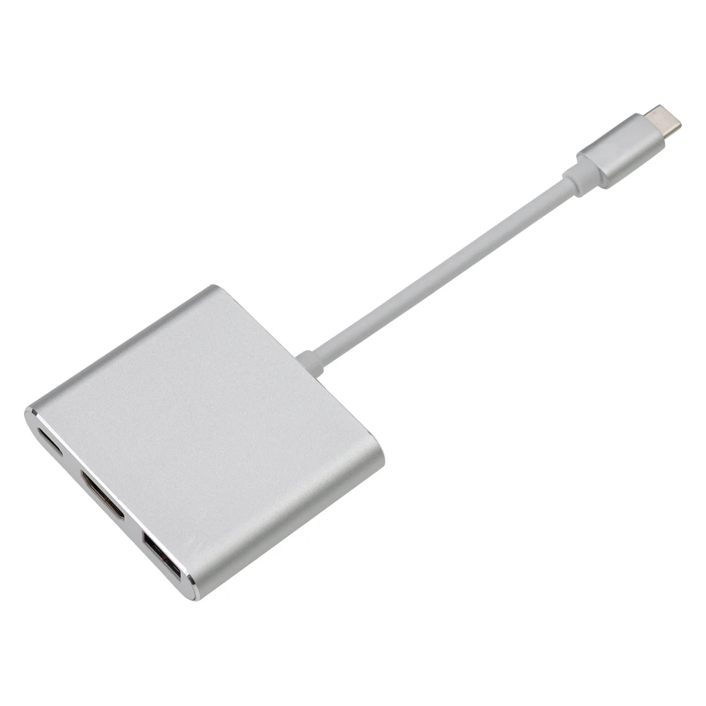 ο 3 in 1 Type C-HDMI ȣȯ USB 3.0   ȯ USB-C 3.1  for Mac Air Pro Ｚ S8 ȭ Ʈ 10