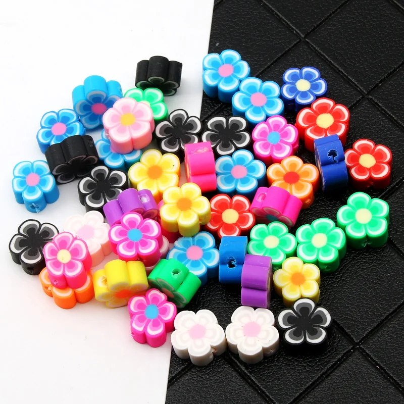 Purple Polymer Clay Beads 20pcs Flower Animal Fruit Love Heart Clay Spacer  Beads For Jewelry Making DIY Jewelry Bead Accessories - AliExpress