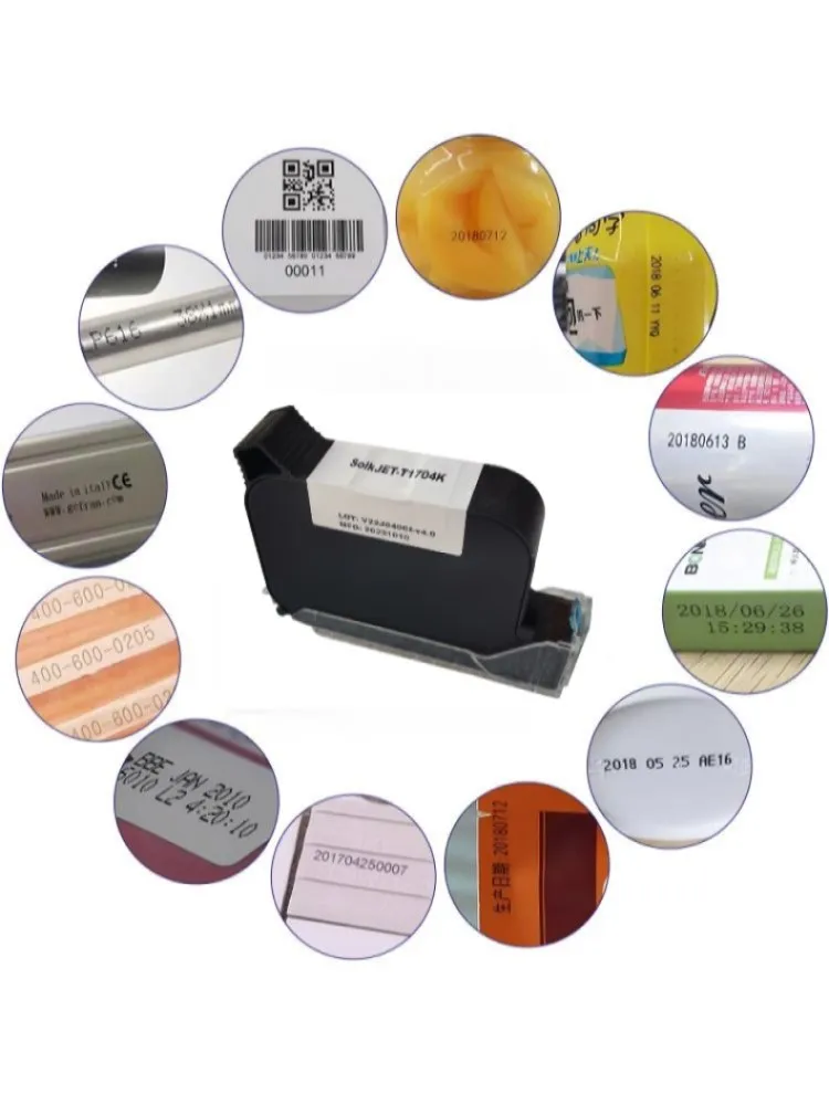 T1704K 12.7mm Original High Adhesion Ink Cartridge Fast Drying Water-proof Solve