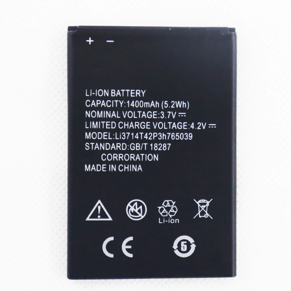 

2022 Year 1400mAh Li3714T42P3h765039 Battery for ZTE Blade Q3 T230 AF3 T220 T221 A5 AF5 Original Battery for Blade A3 A5