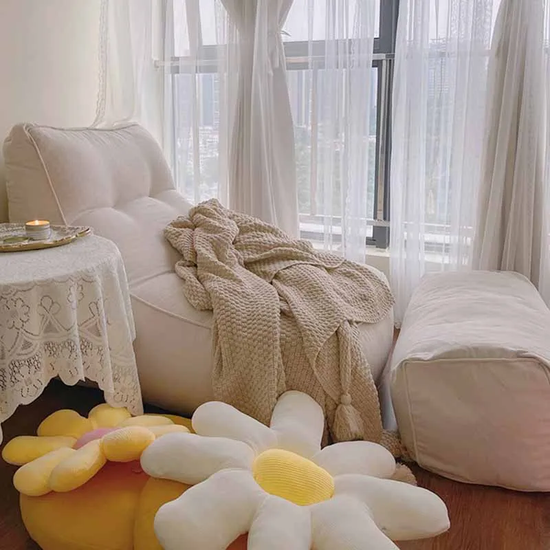 Nordic Chaise Lounge Sofa Lounge Mid Century Single Tappezzeria Relax Sofa Trapuntato Minimalista Mobili Per La Casa Mobili Casa