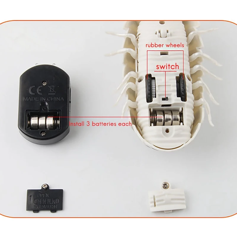 Simulation Remote Control Pillbug Toy Realistic Novelty Tricky Toy For Children Kids Birthday Gift Toy RC Animal Toy 6