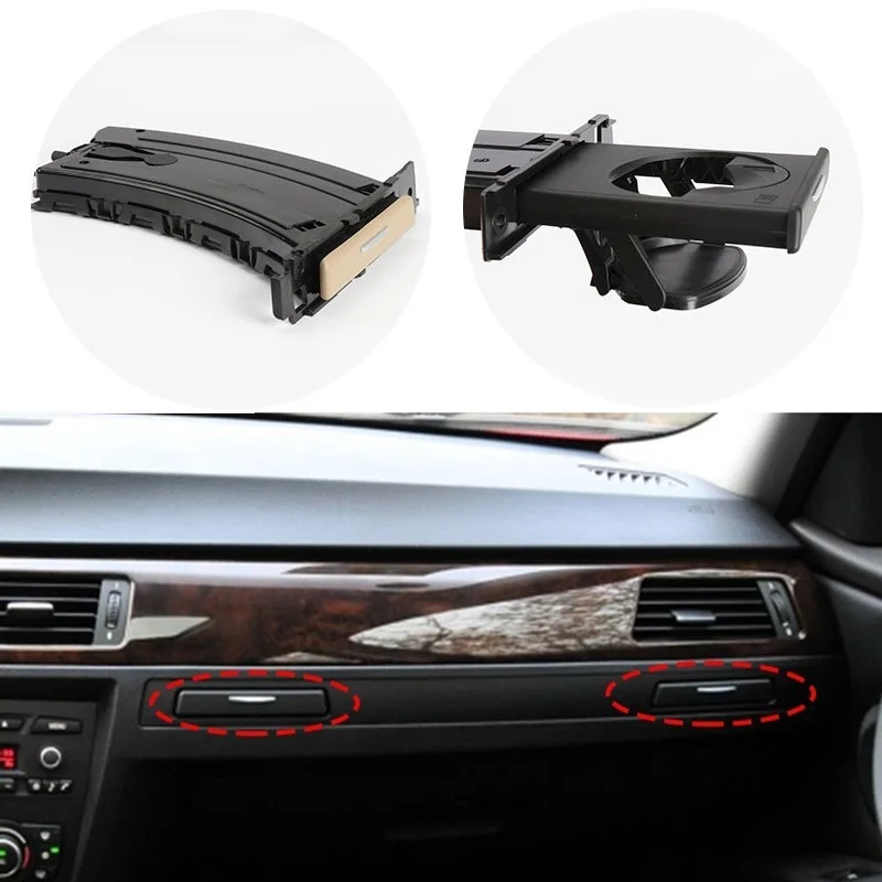

For BMW 3 series E90 E91 318I 325I 328I Front Driver Left Side Drink Cup Holder Black Beige