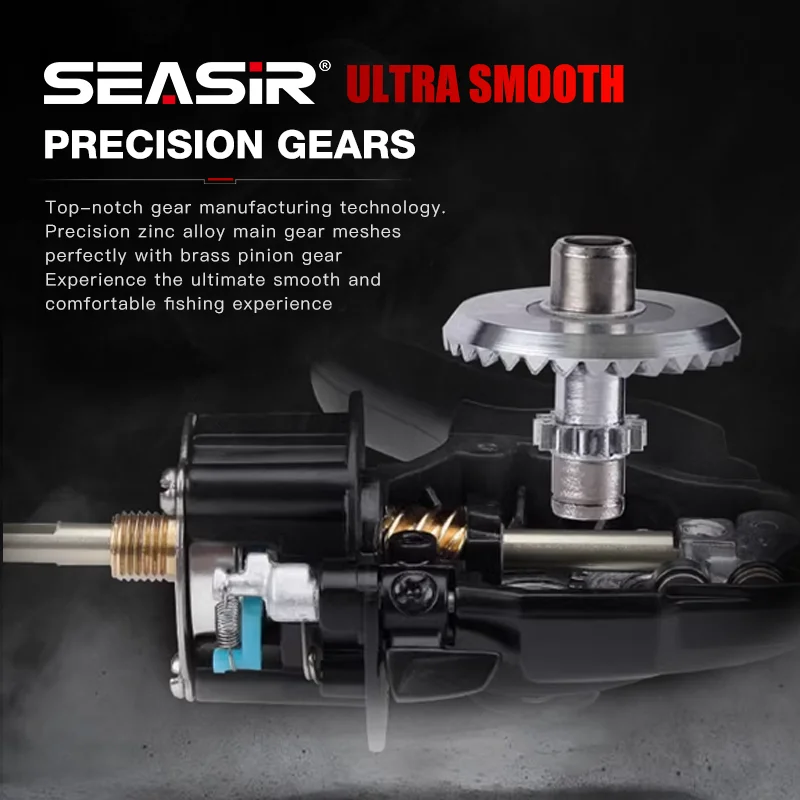 SEASIR Spinning Fishing Reel P Series Prospec, Carbon Fiber 9KG Max Drag 8+1BB 5.2 1 6.2 1 Freshwater Saltwater - Image 5