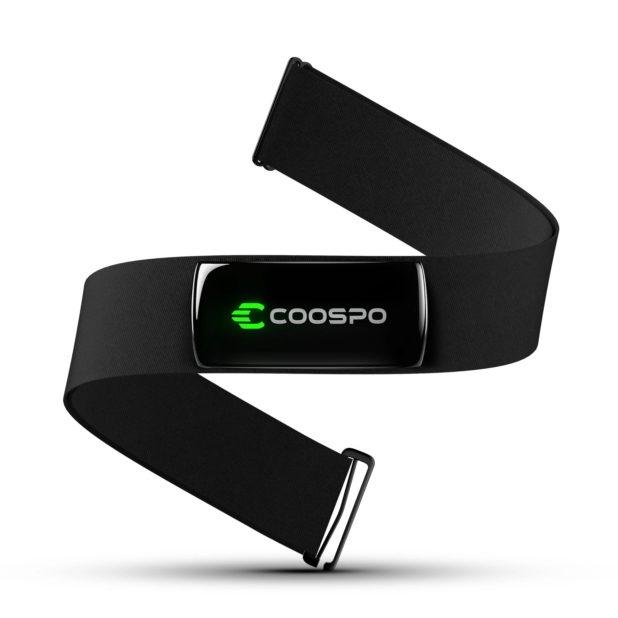 

COOSPO H9Z Rechargeable Heart Rate Monitor Chest Strap Bluetooth5.0 ANT+ HR Sensor HRM IP67Waterproof Use for Garmin wahoo Zwift