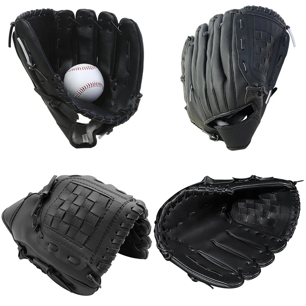 Outdoor Sport Baseball Glove PU Leather Batting Gloves Softball Practice Equipment Baseball Training Competition Glove For Kids baseball gloves