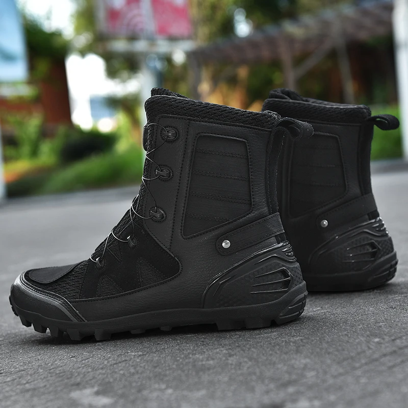 Bicycle Professional Protective Wear-resistant Comfortable Riding Mid-calf Speed Boots Professional Off-road Motorcycle motorcycle boots