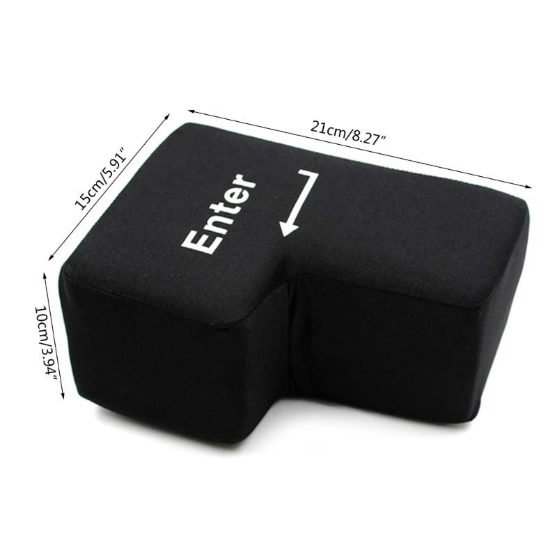 크리 에이 티브 빅 엔터 키 컴퓨터 USB 대형 엔터 키 벤트 감압 키 스트레스 릴리프 베개