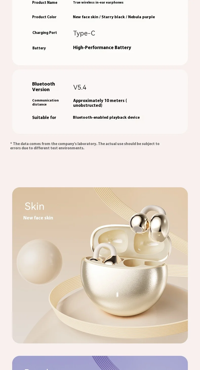 Auriculares Bluetooth duales mejorados con sonido estéreo Berlin 9D Ajuste cómodo 24 horas Tecnología a prueba de fugas de ruido IPX5 resistente al agua con micrófono