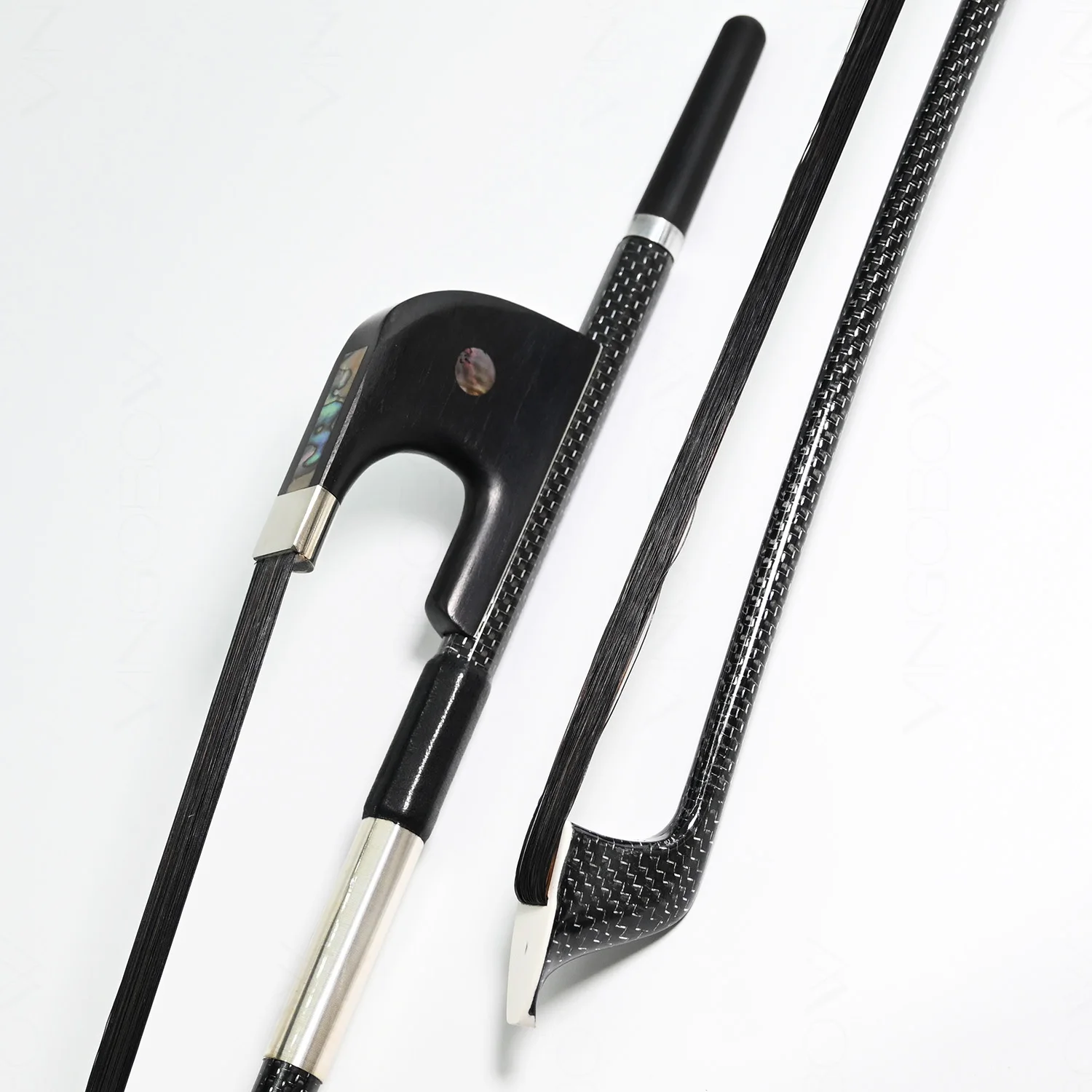 YoungMonic Nuovo Verticale Doppio Basso Bow Caso Tenere 2 pz Bow