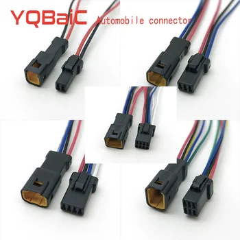 Jst 2P 3P 4P 6P 8P 0.6 มม.สายไฟกันน้ําปลั๊กชายและหญิงซ็อกเก็ตสาย JST JWPF ตัวเชื่อมต่อไฟฟ้า 1