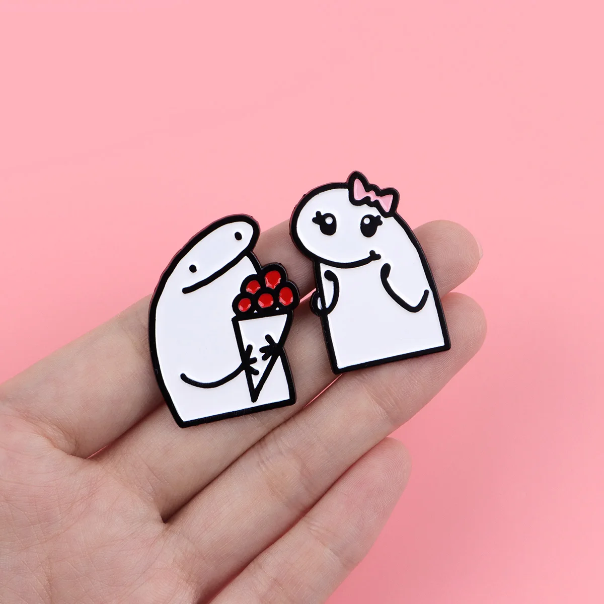 Minimalist Enamel Pin: Fashion Jewelry Lapel Badge for Backpacks and Clothing