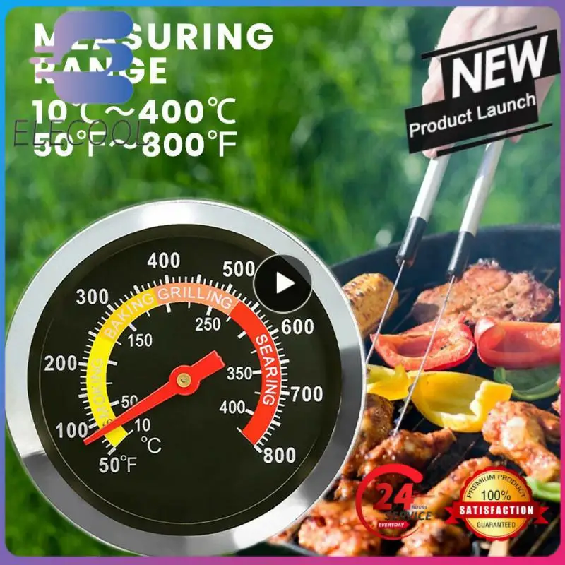 

Steel BBQ Grill Thermometer BBQ Steel Thermometer Cooking Accessories
