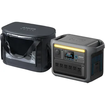 Anker SOLIX C1000 Portable Power Station with Water-Resistant Carry Bag, 1800W Solar Generator, 1056wh LFP (LiFePO4) Battery 1