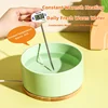 Winter Heated Cat Bowl Ceramic Pet Water Dispenser with Constant Temperature for Cats & Dogs Constant 35°C Pet Water Bowl Winter