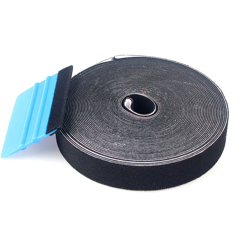 Fiber Vinyl Squeegee Spare Suede Fabric Cloth Car Wrap Tool Window Tint Scraper No Scratch Protector Edge Car Accessory 5M/roll vinyl squeegee window tinting squeegee window tint squeegee car wrapping tools automotive film tools