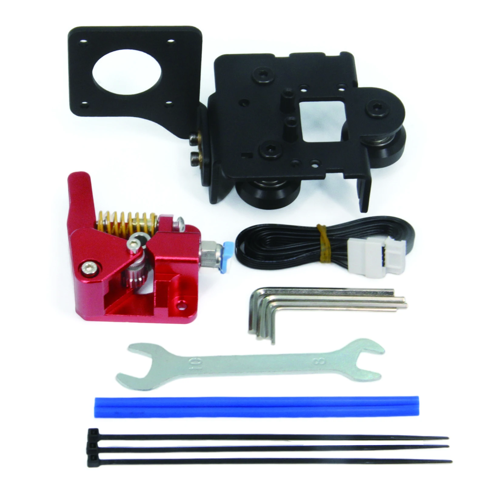 Direct Drive Suporte Placa de Alumínio Dual Gear Extrusora Kit Apenas para Ender Neo v2 Neo Max Neo Polias Pcs